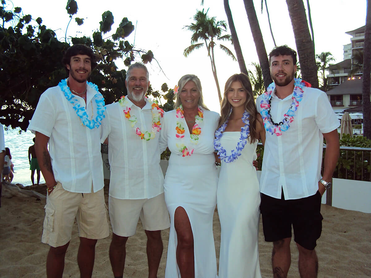 Family in Hawaii